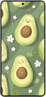 Силиконовый чехол Авокадо для Samsung Galaxy S25 Edge - 6380u-3923 изображение 
