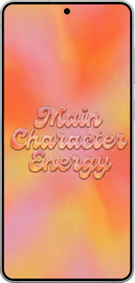 Силиконовый чехол Aura Gradient Main Character Energy Aesthetic Y2K для Samsung Galaxy S25 Edge - 6783u-3923 изображение 