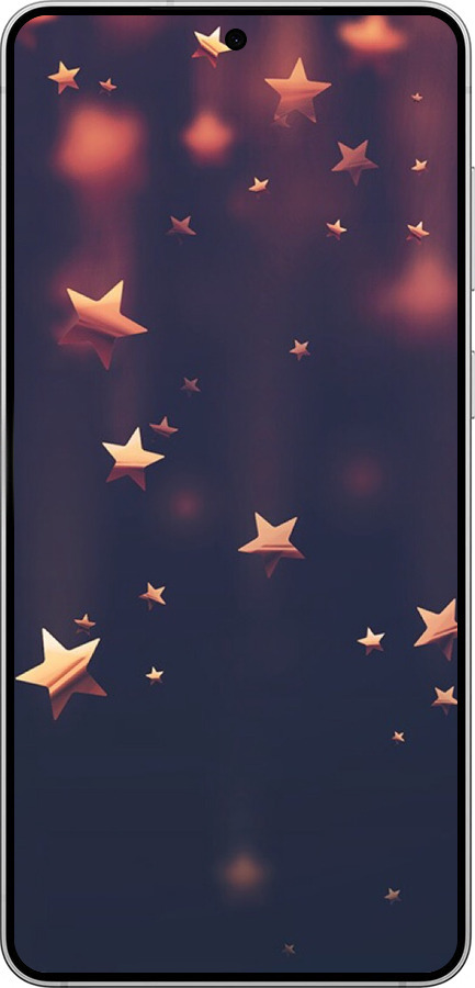 Силіконовий чехол Падаючі зірки для Samsung Galaxy S25 Edge - 3974u-3923 изображение 