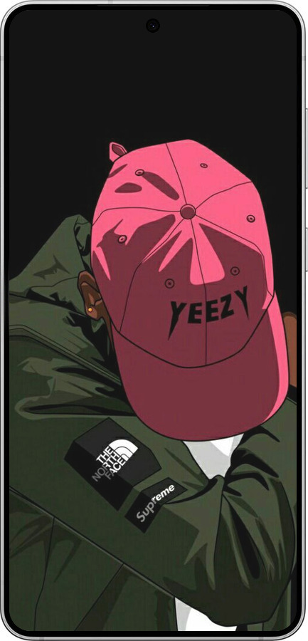 Силиконовый чехол logo de yeezy для Samsung Galaxy S25 Edge - 3995u-3923 изображение 