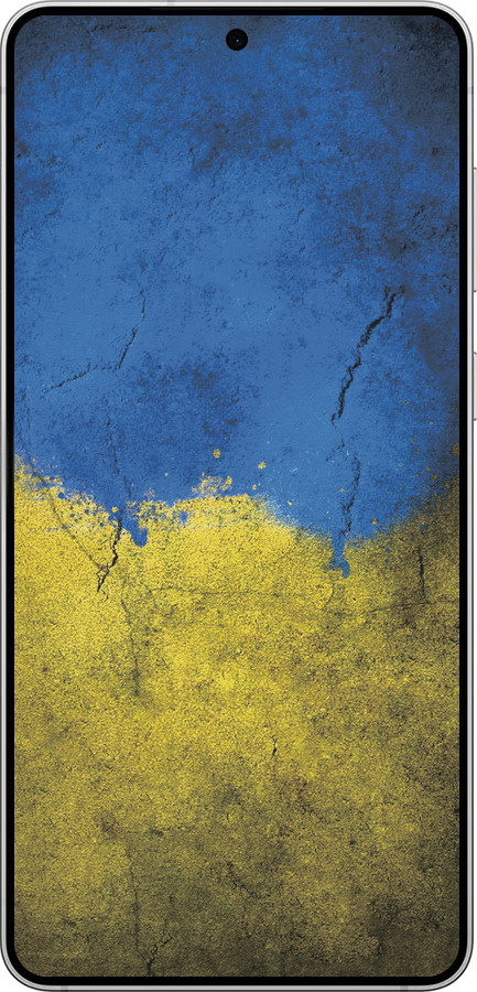 Силиконовый чехол Флаг Украины 2 для Samsung Galaxy S25 Edge - 401u-3923 изображение 