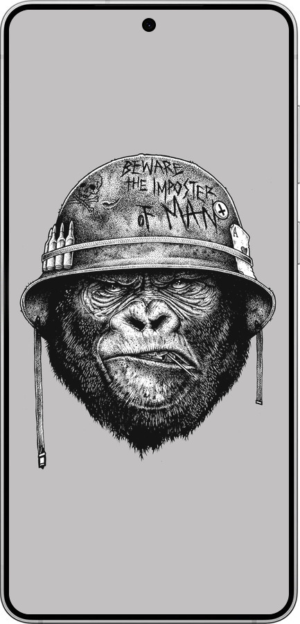 Силиконовый чехол military monkey для Samsung Galaxy S25 Edge - 4177u-3923 изображение 