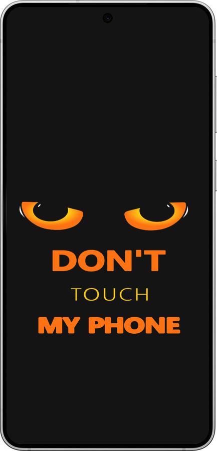 Силиконовый чехол Don't touch the phone для Samsung Galaxy S25 Edge - 4261u-3923 изображение 