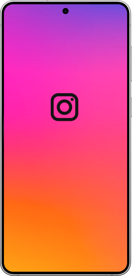 Силиконовый чехол Instagram для Samsung Galaxy S25 Edge - 4273u-3923 изображение 