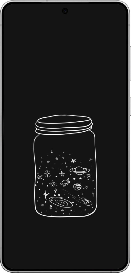 Силиконовый чехол Космос в банке для Samsung Galaxy S25 Edge - 4297u-3923 изображение 