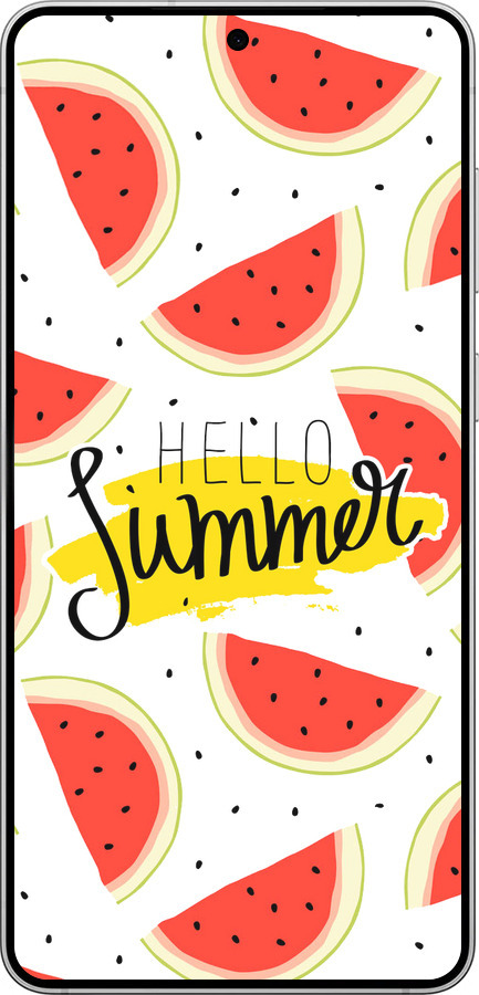 Силиконовый чехол Hello Summer для Samsung Galaxy S25 Edge - 4356u-3923 изображение 