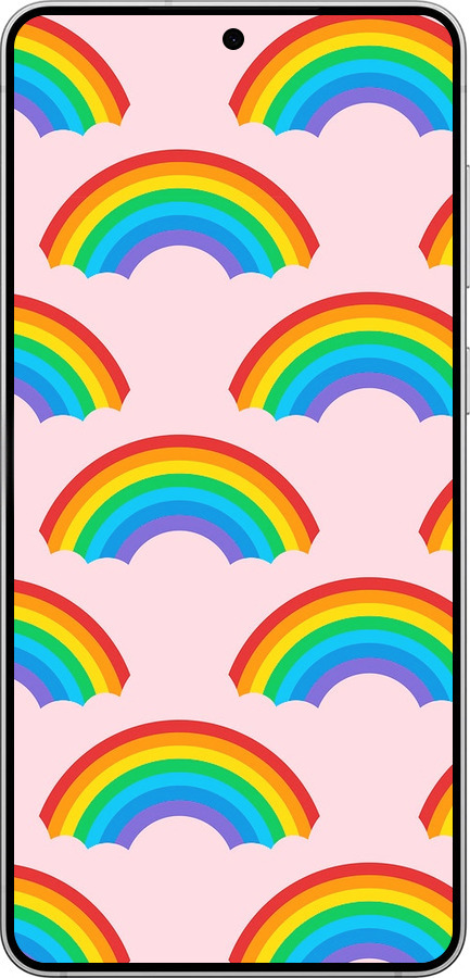 Силіконовий чехол Rainbows для Samsung Galaxy S25 Edge - 4478u-3923 изображение 