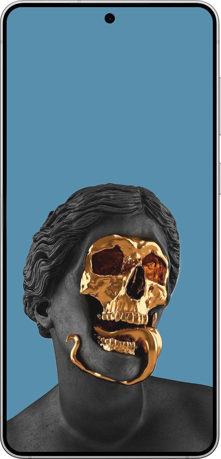 Силиконовый чехол Sculptures для Samsung Galaxy S25 Edge - 4845u-3923 изображение 