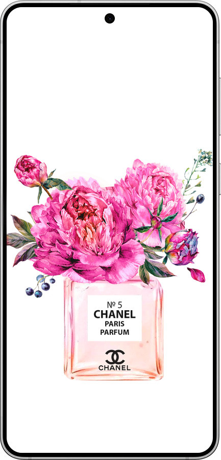 Силіконовий чехол Chanel для Samsung Galaxy S25 Edge - 4906u-3923 изображение 