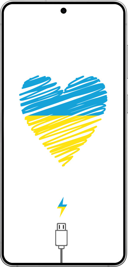 Силиконовый чехол Подзарядка сердца v2 для Samsung Galaxy S25 Edge - 5295u-3923 изображение 