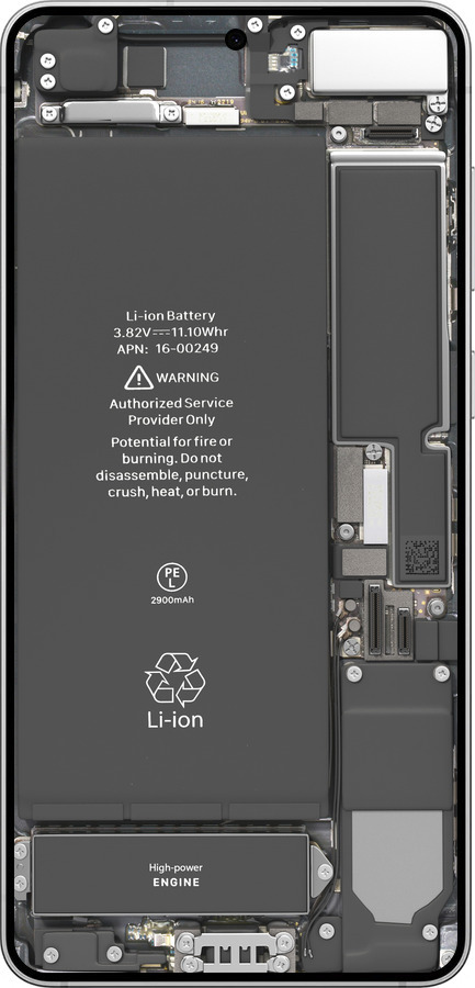 Силиконовый чехол Детали смартфона для Samsung Galaxy S25 Edge - 5487u-3923 изображение 