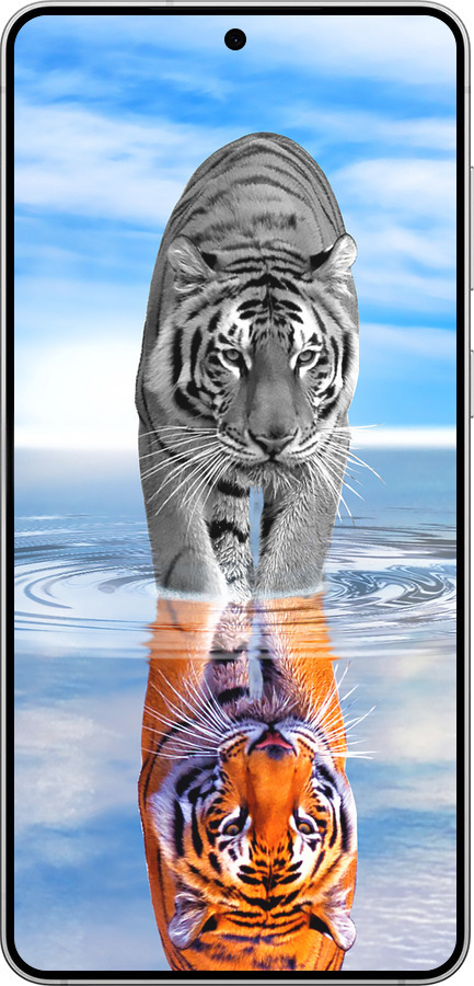 Силіконовий чехол Тигр для Samsung Galaxy S25 Edge - 6016u-3923 изображение 