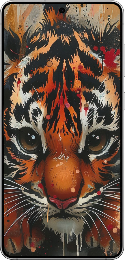 Силиконовый чехол Mini tiger для Samsung Galaxy S25 Edge - 6052u-3923 изображение 