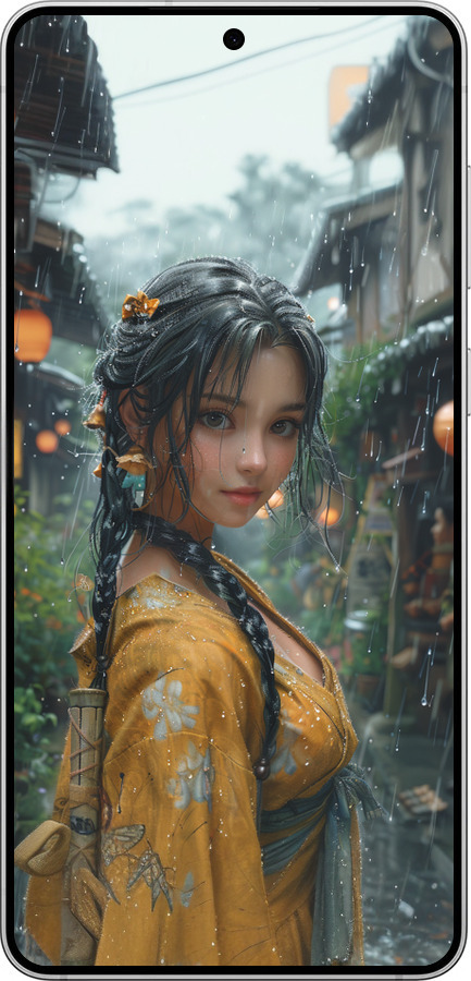 Силиконовый чехол Anime-girl для Samsung Galaxy S25 Edge - 6133u-3923 изображение 