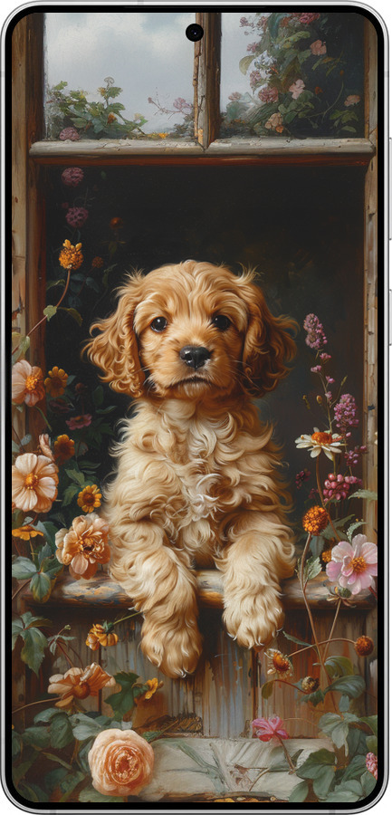 Силиконовый чехол Щенок cocker spaniel для Samsung Galaxy S25 Edge - 6136u-3923 изображение 
