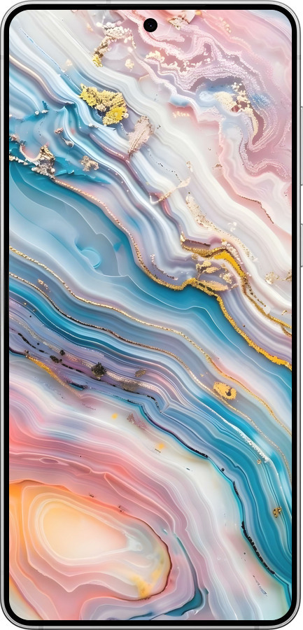 Силиконовый чехол Мрамор красивый для Samsung Galaxy S25 Edge - 6376u-3923 изображение 