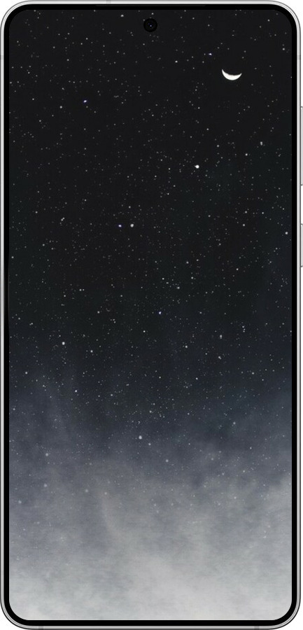 Силиконовый чехол Сині хмари, Синій місяць для Samsung Galaxy S25 Edge - 6396u-3923 изображение 