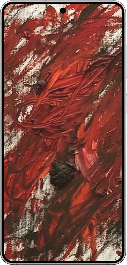 Силіконовий чехол Абстрактна композиція в червоних тонах для Samsung Galaxy S25 Edge - 6541u-3923 изображение 