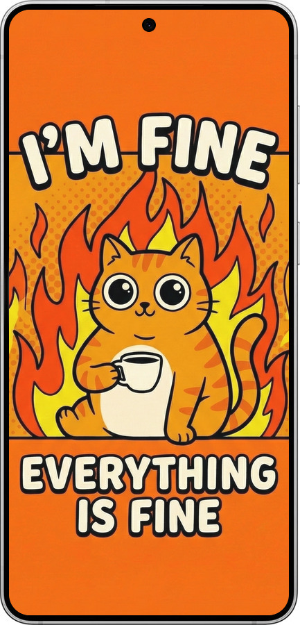 Силиконовый чехол Funny Cat для Samsung Galaxy S25 Edge - 6786u-3923 изображение 