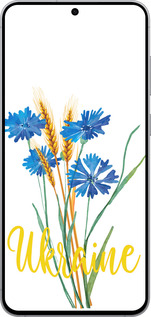 Силиконовый чехол Ukraine v2 для Samsung Galaxy S25 FE - 5445u-4094 изображение 