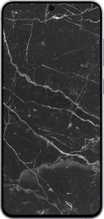 Силиконовый чехол Черный мрамор v2 для Samsung Galaxy S25 FE - 5568u-4094 изображение 