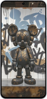 Силиконовый чехол Bronze kaws v2 для Samsung Galaxy S25 FE - 6098u-4094 изображение 