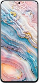 Силиконовый чехол Мрамор красивый для Samsung Galaxy S25 FE - 6376u-4094 изображение 