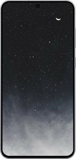Силіконовий чехол Голубые облака, Голубая луна для Samsung Galaxy S25 FE - 6396u-4094 изображение 
