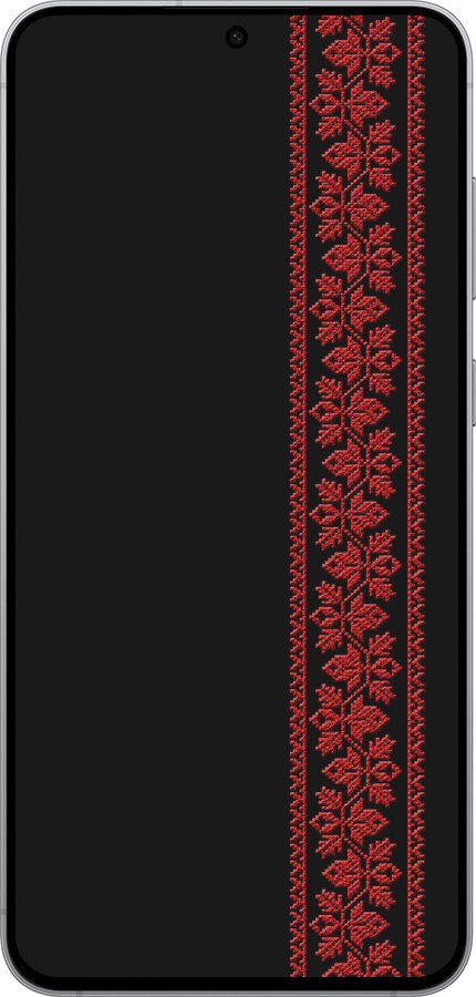 Силиконовый чехол Вышиванка 53 для Samsung Galaxy S25 FE - 2041u-4094 изображение 