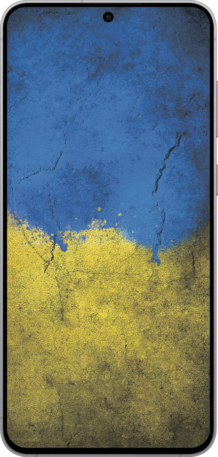 Силиконовый чехол Флаг Украины 2 для Samsung Galaxy S25 FE - 401u-4094 изображение 