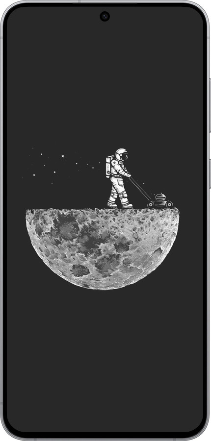 Силиконовый чехол Moon in dark для Samsung Galaxy S25 FE - 4176u-4094 изображение 
