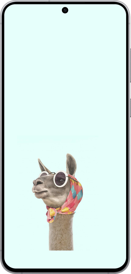 Силиконовый чехол Модная лама для Samsung Galaxy S25 FE - 4479u-4094 изображение 