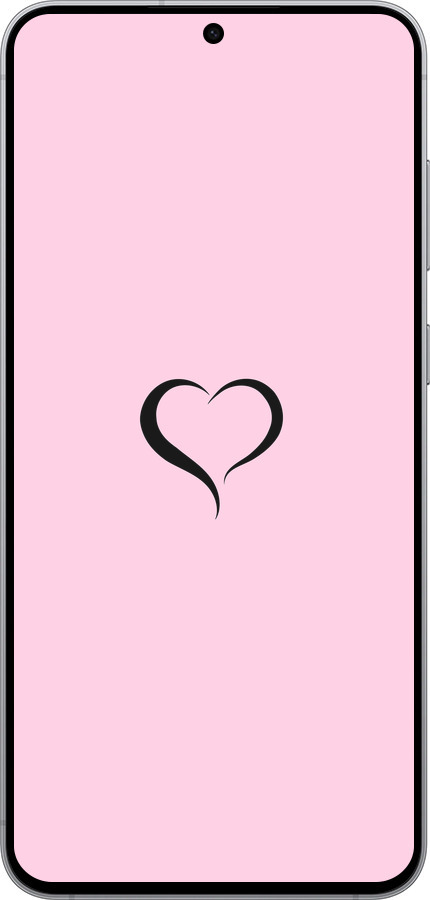 Силиконовый чехол Сердце 1 для Samsung Galaxy S25 FE - 4730u-4094 изображение 
