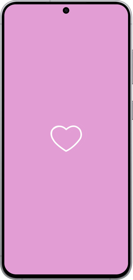 Силиконовый чехол Сердце 2 для Samsung Galaxy S25 FE - 4863u-4094 изображение 