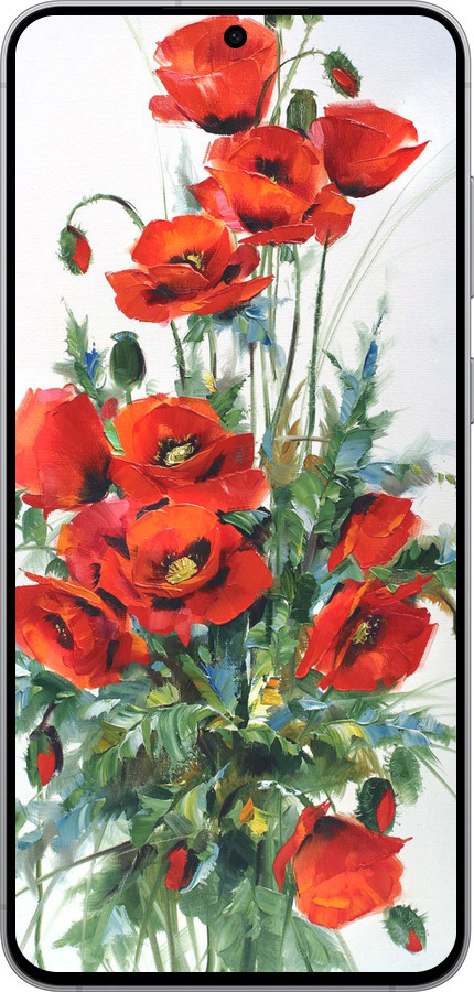 Силиконовый чехол Маки для Samsung Galaxy S25 FE - 523u-4094 изображение 