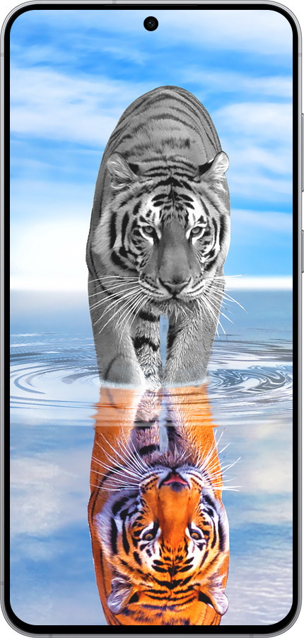 Силиконовый чехол Тигр для Samsung Galaxy S25 FE - 6016u-4094 изображение 