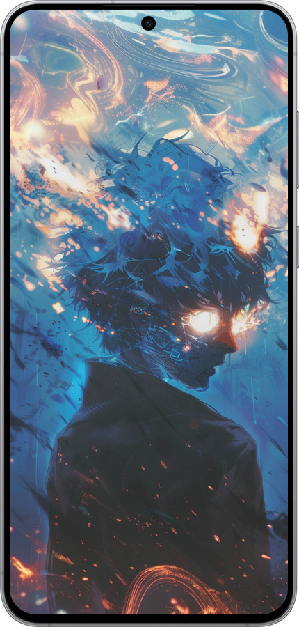Силиконовый чехол Сатору Годжо для Samsung Galaxy S25 FE - 6129u-4094 изображение 