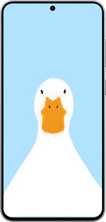 Силиконовый чехол Гусь для Samsung Galaxy S25 FE - 6350u-4094 изображение 