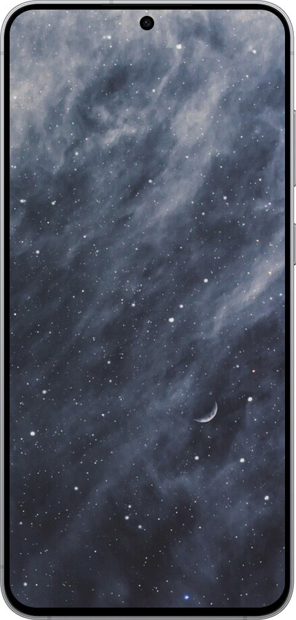 Силиконовый чехол Голубые облака, Голубая луна для Samsung Galaxy S25 FE - 6398u-4094 изображение 
