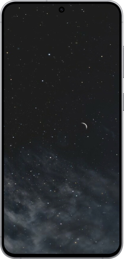 Силиконовый чехол Ночное небо для Samsung Galaxy S25 FE - 6451u-4094 изображение 