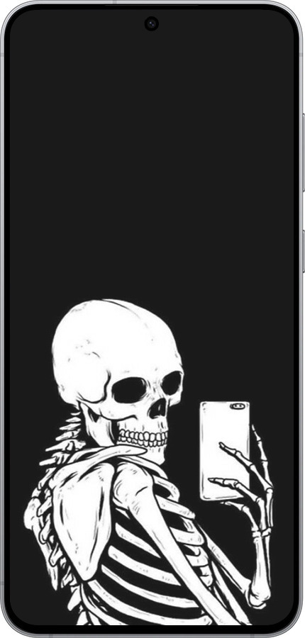 Силіконовий чехол Скелет робить Selfie для Samsung Galaxy S25 FE - 6535u-4094 изображение 