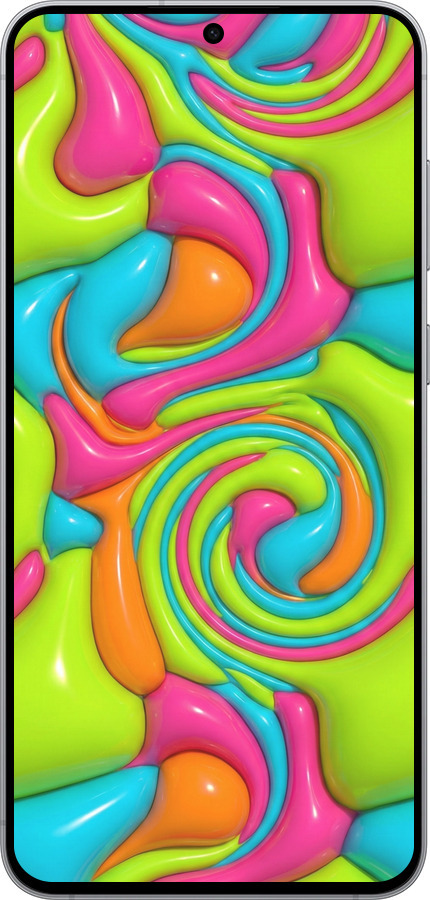 Силиконовый чехол Y2K Jelly Dream для Samsung Galaxy S25 FE - 6780u-4094 изображение 