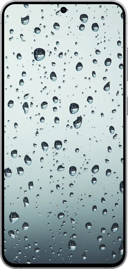 Силиконовый чехол Стекло в каплях для Samsung Galaxy S25 FE - 848u-4094 изображение 
