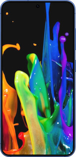 Силіконовий чехол Бризки фарби для Samsung Galaxy S25 Plus - 3957u-3826 изображение 