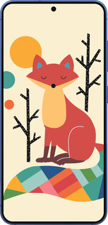 Силіконовий чехол Rainbow fox для Samsung Galaxy S25 Plus - 4010u-3826 изображение 