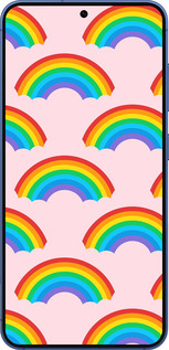 Силиконовый чехол Rainbows для Samsung Galaxy S25 Plus - 4478u-3826 изображение 