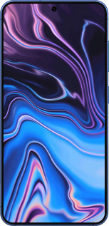 Силиконовый чехол Узор воды для Samsung Galaxy S25 Plus - 4491u-3826 изображение 