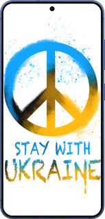 Силіконовий чехол Stay with Ukraine v2 для Samsung Galaxy S25 Plus - 5310u-3826 изображение 