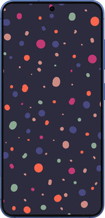 Силиконовый чехол Горошек v2 для Samsung Galaxy S25 Plus - 5599u-3826 изображение 