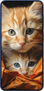 Силиконовый чехол Котики 2 для Samsung Galaxy S25 Plus - 5664u-3826 изображение 